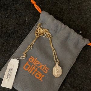 Alexis Bittar Gold Necklace - NEW with tag and bag